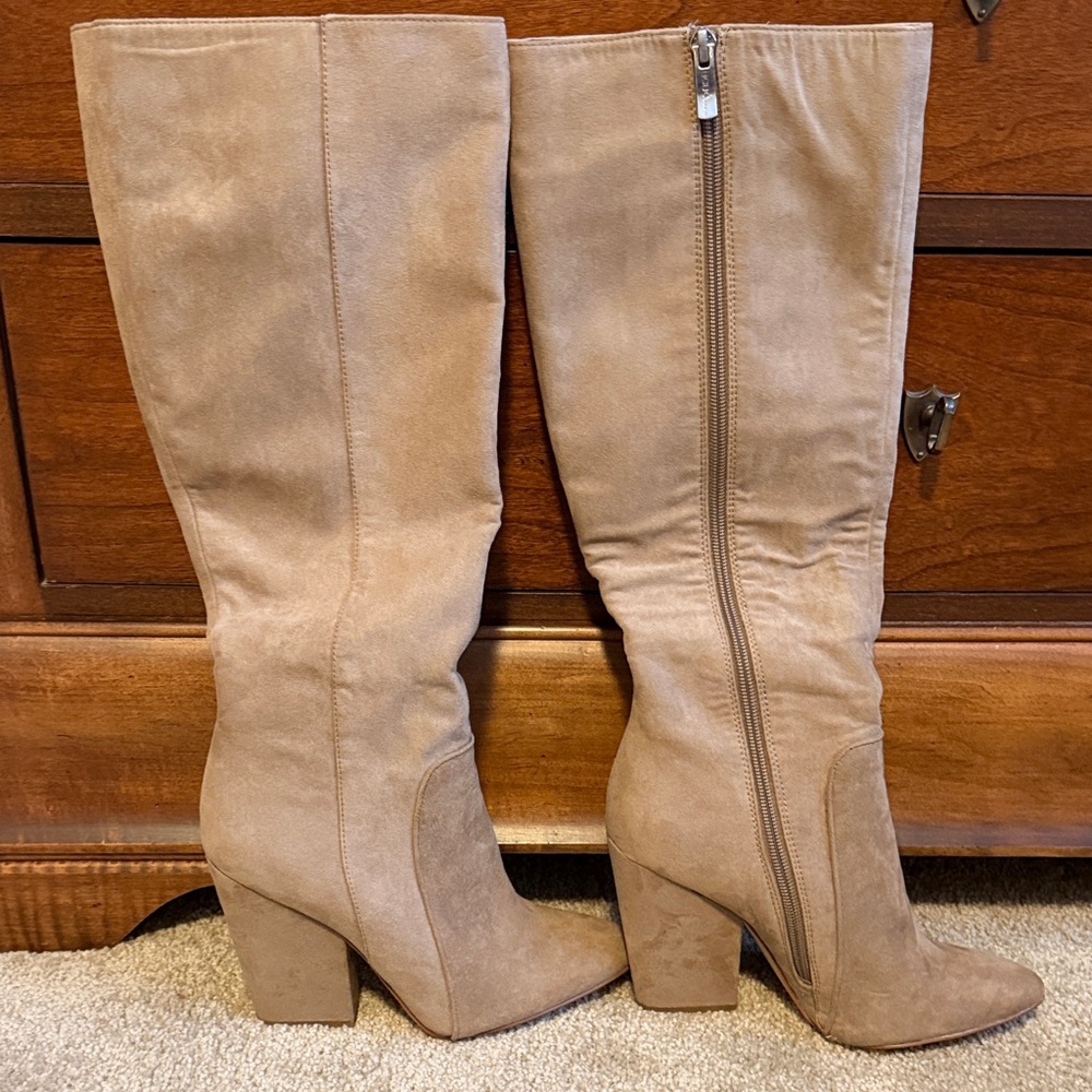 Tan Knee-High Women's Boots